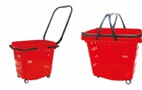 BK-SB-002 Luxury larger 4 wheels shopping basket